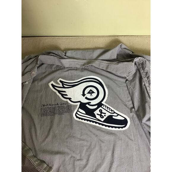 LRG Mens Long Sleeve Striped Button Down Shirt Sz 3XL EUC Trendy Streetwear - Picture 8 of 14